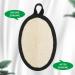 2Pcs Biodegradable Loofah Exfoliating Body Scrubber Set - Natural Shower Luffa Pads for Men and Women (Black) - Buy Online on GoSupps.com