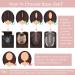 Silk-co 10inch Hair Toppers for Thinning Hair Women Real Hair #4 Medium Brown- Mono Base 100% Human Hair Extensions with Fringe Crown Clip in Hair Top Piece 10 Inch #4 Medium Brown - Buy Online on GoSupps.com
