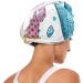 Hand Drawn Cactus Hair Towel 2 Pack | Super Absorbent Quick Dry Hair Turbans for Women & Girls - Buy Online on GoSupps.com