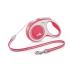 flexi dog leash extendable with soft handle 3 m / 5 m / 8 m / 8 m / 8-20 kg red 1 piece (1 pack)