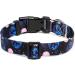Mercano Adjustable Dog Collar Soft Nylon Comfort & Durable Design for Small/Medium Dogs (L Night Sky) - Buy Online on GoSupps.com