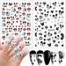 Cute Cartoon Nail Art Stickers - 6 Sheets, 3D Self-Adhesive Design, for Women, Girls, Kids - Nail Decals for Acrylic Nails Decoration & DIY Manicure Tips - Buy Online on GoSupps.com