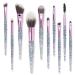 Brush Eye Beauty Tools Makeup Shadow Soft 10 Set Crystal Set Acrylic Brushes Makeup Brush Costume Top One Size A