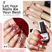 Modelones Red Gel Nail Polish 6 Colors Ruby Sparks Collection Popular Glitter Gel Polish Cat Eye Burgundy Red Sparkle Bloody Red Nail Polish Kit Art DIY Home Salon Gifts for Women - Buy Online on GoSupps.com