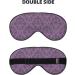 SSIMOO Purple Print Ultra-Soft Light-Blocking Eye Mask - Optimal Comfort for Restful Sleep - International Shipping Available - Buy Online on GoSupps.com