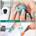 Glamonade Dark Green Misty Grey Nail Polish Set - 10-Free Non Toxic Water Based 0.24 oz 6 Colors Kit for Beginners - Buy Online on GoSupps.com