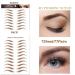 77Pairs 4D Hair-Like Eyebrow Tattoo Stickers - Waterproof Natural Fake Eyebrow for Women/Girls (Brown) - Buy Online on GoSupps.com