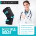 Pure Health Knee Support Brace Compression Sleeve for Arthritis Joint Pain Ligament Injury Meniscus Tear ACL MCL Tendonitis Pain Relief (Pack 1 Medium) M 1 - Buy Online on GoSupps.com