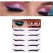 Sticker Eyeliner Glitter Instant -Adhesive Eyeliner Stencil Sparkle 5 Pairs Makeup Eyeliner Stickers Sticker Eyeliner for Eye Makeup Tool Eyeliner Tool Pochy Purple (Five Pairs) - Buy Online on GoSupps.com