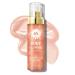 Body Glow Oil SPF 45 Broad Spectrum Body Oil Shimmer Sunscreen with Rose Gold Mica Lightweight Non-Sticky Moisturizing Coconut Absorbs Quickly 3.72 fl oz ROSE 02 ROSE