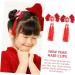 FRCOLOR 1 Pair hair accessories for tassel clips for hair Christmas Hanfu Metal Japanese-style Asia small hair clips red hairpin hair Hair clips long tassels pair clip - Buy Online on GoSupps.com