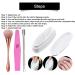 Dipping Powder Tool Kit - French Nail Dipping Powder Tray Nail Dust Brush Files & Buffers for Perfect Nail Art - Buy Online on GoSupps.com