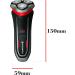 Remington R5000 Style Series R5 Rechargeable Shaver - Dual Track Blades, Wet/Dry, Close Shave - Grey/Silver/Red - Cordless - Buy Online on GoSupps.com