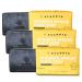 Alaffia Triple Milled African Black Soap Bar with Hemp and Olive Leaf Extracts - 5 oz (Pack of 3) - Buy Online on GoSupps.com