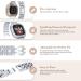 Goton Women's Bling Diamond Brick Design Band & Bumper Case for Fitbit Versa 3/Sense (Silver) - Buy Online on GoSupps.com