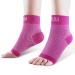 AVIDDA Plantar Fasciitis Socks with Heels Arch Supports Compression Sleeves Ideal for Arthritis Pain Relief and Suitable for Sports Ankle Supports for Men and Women Pink-1-XL XL Pink Pair