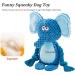 Yuremeey Elephant Dog Toys | Plush Squeaky Tug Toys for Small & Medium Dogs | Interactive Cuddly Toys with Wrinkle Paper - Buy Online on GoSupps.com