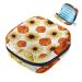 MUOOUM menstrual artery Bag zipper Women's bond bag tampons collect bags for women girls (wood mushrooms leaves) color 4 4.7x6.6x6.6 in/12x17x17 cm