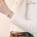 Jeracol Titanium Magnetic Bracelet for Women - 3500 Gauss Magnets, Adjustable Wristband, Removal Tool - Silver - Buy Online on GoSupps.com
