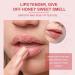 Lip Exfoliator Scrub - Sugar Scrub for Dry Cracked Lips Nourishing Moisturizer | Peach Flavor - Exfoliate & Repair Lips - Buy Online on GoSupps.com