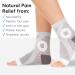 BraceAbility Neuropathy Socks - Compression Diabetic Open-Toe Foot Sleeves for Nerve Pain Relief - Men & Women (L - 1 Pair) - Buy Online on GoSupps.com