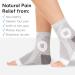 BraceAbility Neuropathy Socks - Peripheral Neuritis Therapy Compression Diabetic Open-Toe Foot Sleeves for Ankle Gout Nerve Damage Pain in Legs and Feet Relief Brace for Men and Women (M - 1 Pair) Medium Grey - Buy Online on GoSupps.com