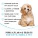 Pets Purest Dog & Cat Calming Treats - 100% Natural Pet Supplement Lavender Chews for Anxiety Fireworks Stress Sleep Behaviour & Kennel. Hypoallergenic Grain Free Calm for Cats & Dogs - Buy Online on GoSupps.com