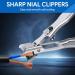 Lux German Nail Clippers for Men - UltraSharp Fingernail & Toenail Clippers with Catcher Ideal for Thick Nails Seniors & Travel - Silver - Buy Online on GoSupps.com