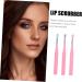 FRCOLOR Lip Brush Eyeshadow Brush Makeup Lip Brush Made of Silicone Lip Gloss Balm Applicator Lip Spoon Lipstick Brush with Cap Lip Forming Silica Gel Applicator Brush - Buy Online on GoSupps.com