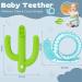 Silicone Baby Teething Toys Set - Cold Frozen Teethers for Babies 0-18 Months - BPA Free - Cactus and Snail Blue/Green-2pack - Buy Online on GoSupps.com