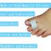 Menocady Pack of 12 Toe Separator Gel Toe Spacers for Bunions - Big Toe Spreaders for Pain Relief and Toe Alignment (White) - Buy Online on GoSupps.com
