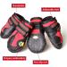 CovertSafe Non-Slip Waterproof Dog Boots - 4Pcs Size 1 (2.3''x1.6'') Red | Dog Booties for Medium to Large Dogs 10-23 lbs - Buy Online on GoSupps.com