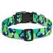 Mercano Adjustable Dog Collar - Soft Nylon Comfort & Robust Cactus Pattern for Small Medium & Large Dogs & Puppies (L) - Buy Online on GoSupps.com