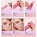 Matte Finish Liquid Blush Stick | Blush Beauty Wand for Natural Cheeks Tint | Waterproof & Long Lasting | Lightweight Formula | 2Pcs Makeup Sponge Puff Included | 0.5 fl oz (02) - Buy Online on GoSupps.com