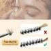 QueWel Cluster Lashes - 240 Pieces of 0.07D Curl DIY Eyelash Extensions (8-14mm Mix) for Natural Look - Single Cluster Eyelashes - Buy Online on GoSupps.com