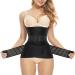 Gotoly 3 in 1 Postpartum Belly Wrap Waist/Pelvis C-Section Recovery Belt Belly Support Band After Pregnancy Tummy Control Girdle Body Shaper Black M