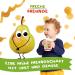 Cheeky Friends Organic Fruit Puree Squeeze Bags - Apple Pear & Passion Fruit | Vegan Gluten-Free 12 x 100g | Ideal for Babies & Toddlers 6 Months+ - Buy Online on GoSupps.com