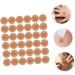 100pcs Breathable Care Patches for Finger Wounds - First Aid Sticker - Lovely Brown Patches (3.80x3.80x0.10cm) - International Shipping Available - Buy Online on GoSupps.com