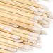 100pcs Disposable Bamboo Handle Lip Brushes - Lipstick Lip Gloss Wands Applicator Makeup Tool - Buy Online on GoSupps.com