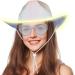 Quescu LED Light Up Cowboy Hat for Women Men Sparkly Space Cowgirl Hats for Party, Halloween Costume Dress Up - Buy Online on GoSupps.com