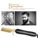 Gold Plated Heated Styling Comb - Electric Hot Straightening & Curling Iron for Natural Black Hair & Wigs - Buy Online on GoSupps.com