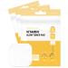DERMAL Vitamin Toner Pad - Korean Toner Pad for Skin Glow & Vitality Improvement with Vitamin C - Vegan Pure Cotton Square Pads - Travel Kit 12 Pads 3 Pack (Total 36 Pads)