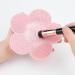 iJiGui Silicone Makeup Brush Cleaning Bearings with Suction Cups Silicone Makeup Brush Cleaning Tool Makeup Brush Cleaning Tool - Pink Rose - Buy Online on GoSupps.com