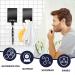 Vmutha Self-Adhesive Razor Holder Hook - 2 Pack Stainless Steel Shower Hooks for Bathroom Kitchen Toilet Office - Stylish Black - Buy Online on GoSupps.com