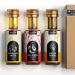 Timber Taste oil gift set for men rustic - 3 exquisite food oils 3x100ml - Premium oil set gift set for him - unusual spice oil set as a gift for birthday rustic gift set