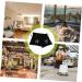 FOYTOKI 10 Pcs Storage Bag Cotton Hair Dryer Bag Hair Dryer Bags Storage Organizer Flocking Cloth Black - Buy Online on GoSupps.com