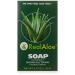 Real Aloe Organically Grown Aloe Vera Skin Bar Soap, 4.75 Oz