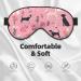 Sleep Mask Eye for Women & Men - Reusable Blackout Covers for Better Sleep Travel Essentials & Gifts - French Bulldog & Flowers Design - Buy Online on GoSupps.com