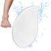 Heel Scrubber - Clear Foot File Glass Foot File Pedicure Helper in-Shower Foot Scrubber Dead Skin Remover for Soft Feet Big Magatama - Buy Online on GoSupps.com