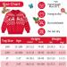 Christmas Reindeer Toddler Boys Sweater Cardigan | Xmas Winter Knit Top 18-24 Months Red - Buy Online on GoSupps.com